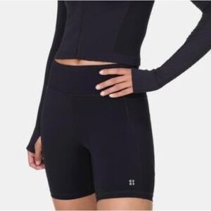 Sweaty Betty Dark Navy seamless Athletic Shorts NWOT